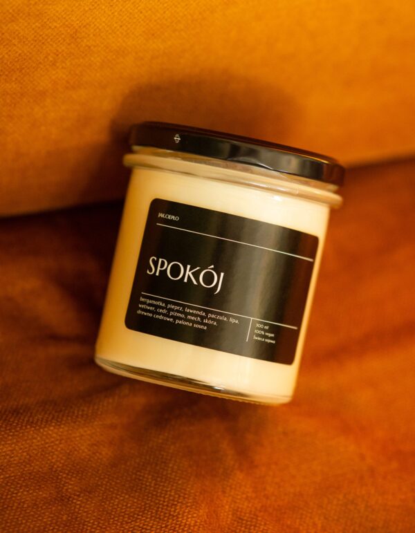 Świeca sojowa SPOKÓJ