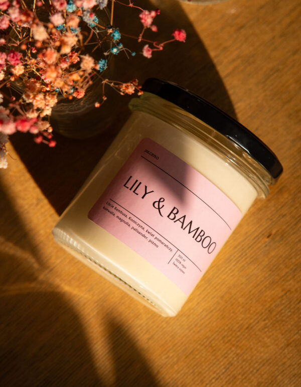 Świeca sojowa LILY BAMBOO