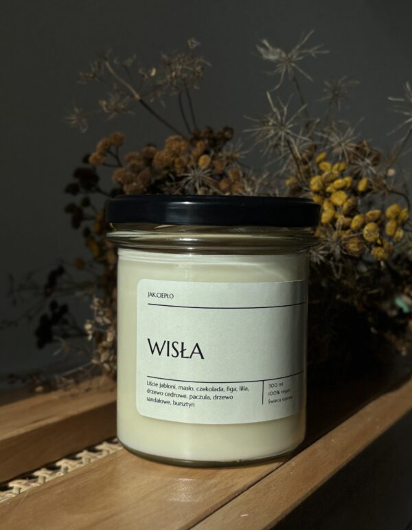 Świeca sojowa WISŁA