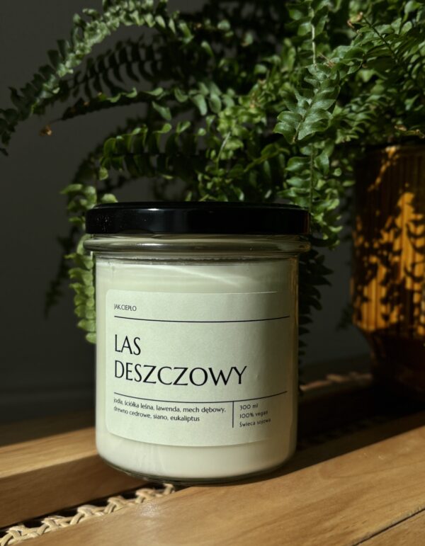 Świeca sojowa LAS DESZCZOWY